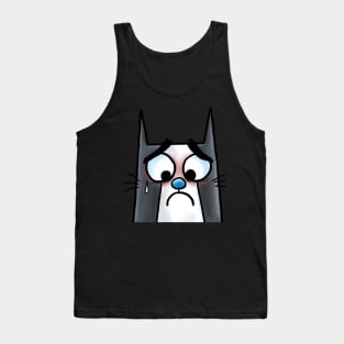 Sad Cat Tank Top